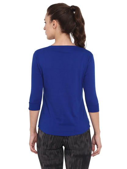 Appulse Women's 3/4th sleeve Round Neck T-Shirt | Women | Premium Cotton | Activewear | Athleisure