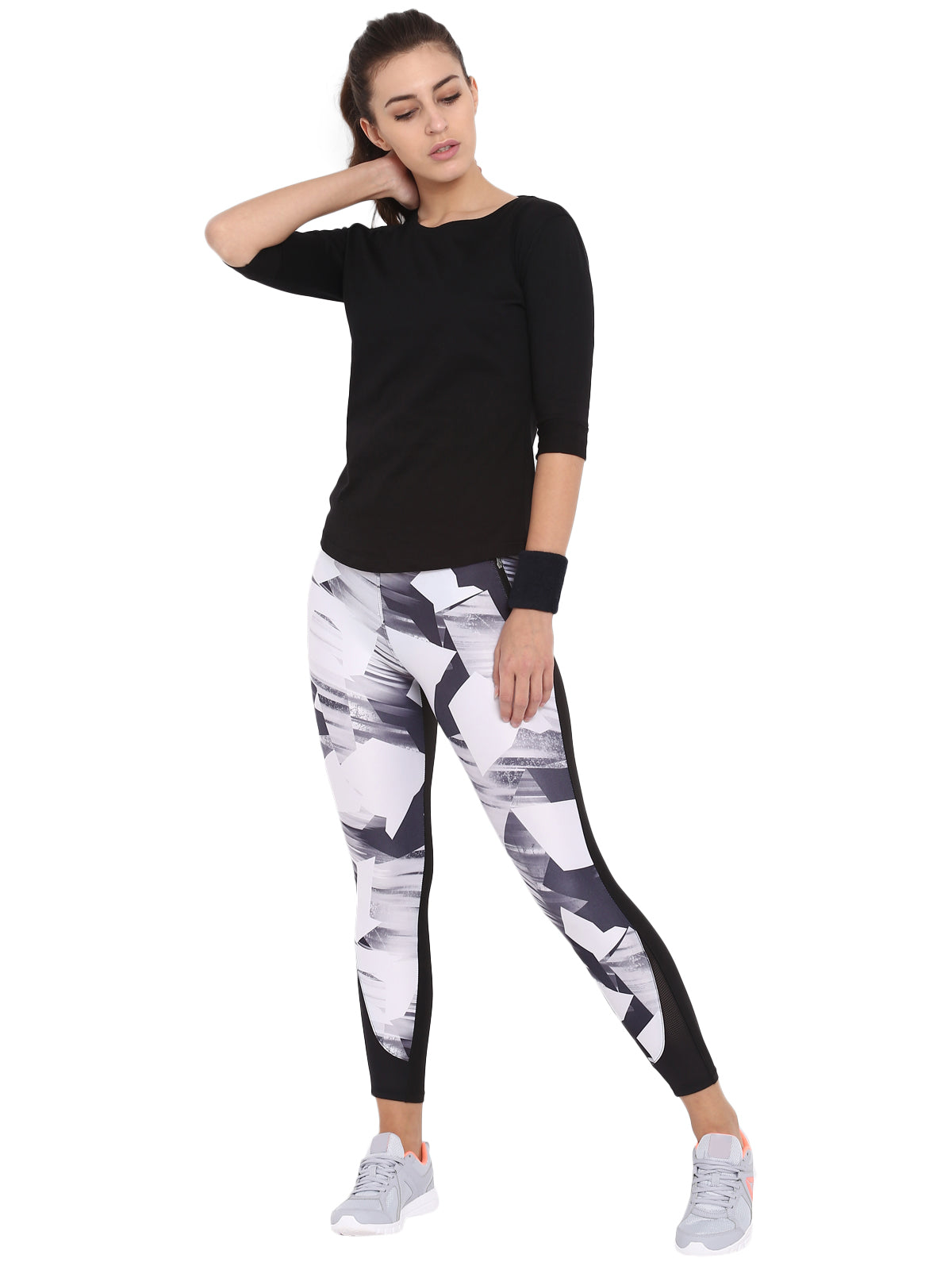 Ap'pulse Women's 3/4th sleeve Round Neck Tshirt