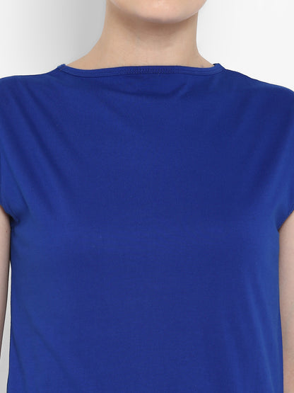 Appulse Women's Cap SleeveT-Shirt | Women | Premium Cotton | Activewear | Athleisure