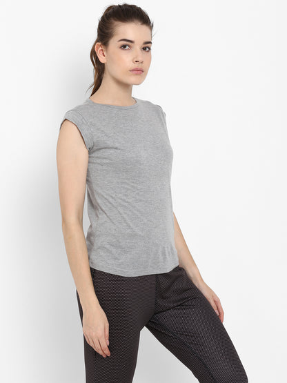 Appulse Women's Cap SleeveT-Shirt | Women | Premium Cotton | Activewear | Athleisure