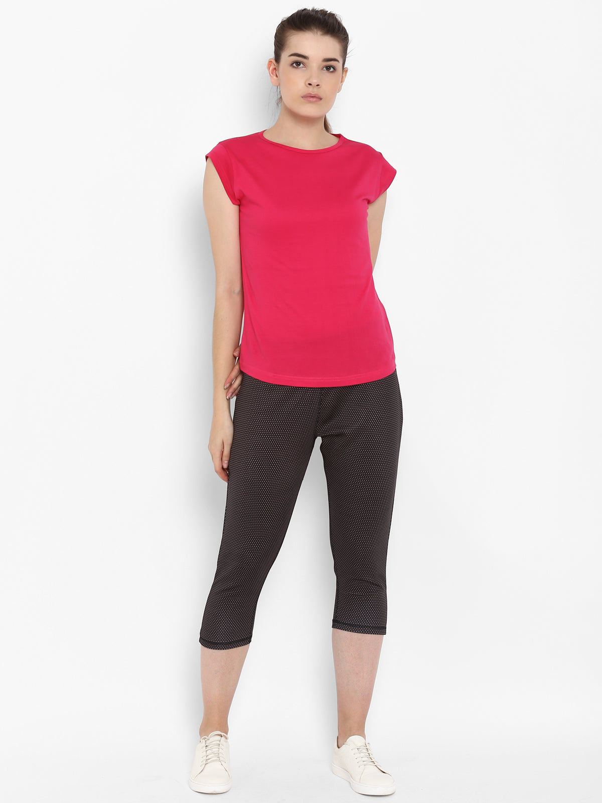 Ap'pulse Women's Cap SleeveTshirt