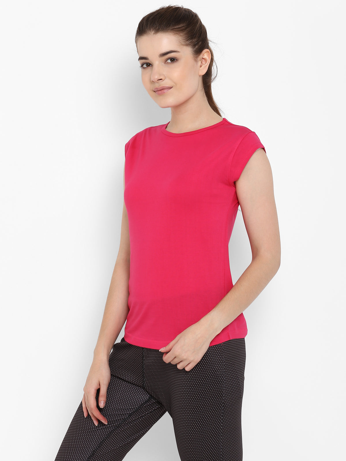 Ap'pulse Women's Cap SleeveTshirt