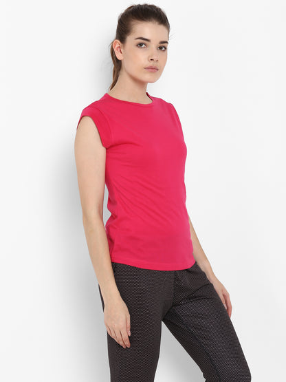 Appulse Women's Cap SleeveT-Shirt | Women | Premium Cotton | Activewear | Athleisure
